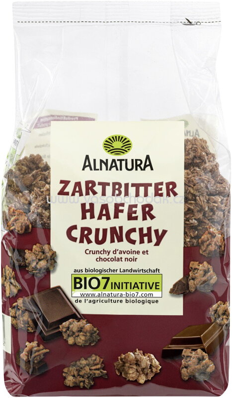 Alnatura Zartbitter Hafer Crunchy, 375g
