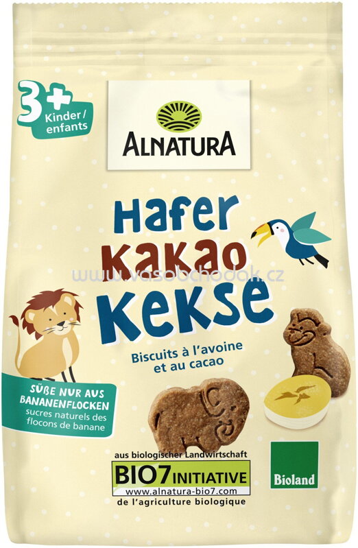 Alnatura Hafer Kakao Kekse, ab 3 Jahr, 125g