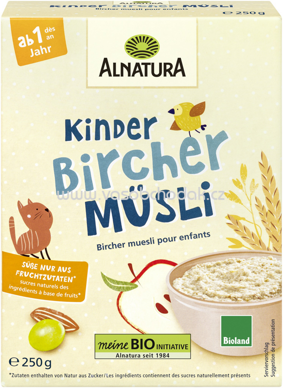 Alnatura Kinder-Bircher-Müsli ab 1. Jahr, 250g