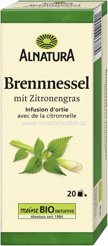 Alnatura Brennnesseltee mit Zitronengras, 20 Beutel