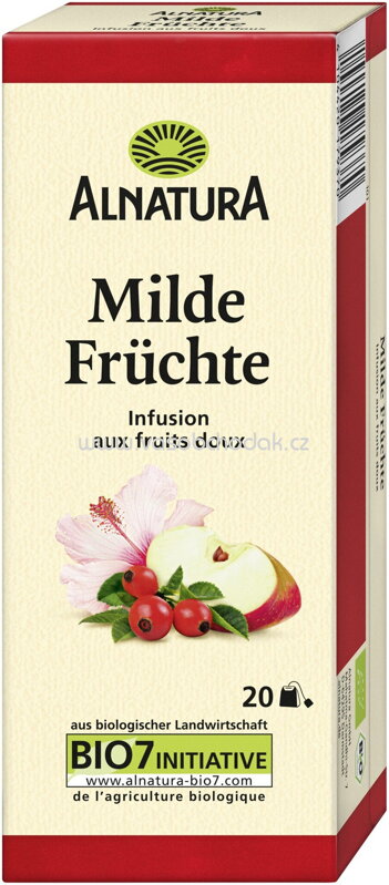 Alnatura Milder Früchte-Tee, 20 Beutel