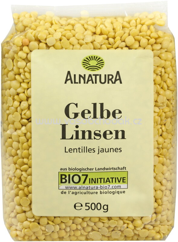 Alnatura Gelbe Linsen, 500g Alnatura Gelbe Linsen, 500g