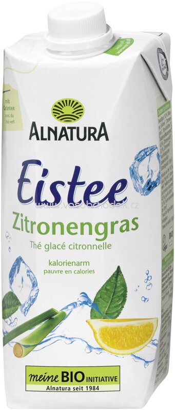 Alnatura Eistee Zitronengras mit Steviatee, 500 ml Alnatura Eistee Zitronengras mit Steviatee, 500 ml