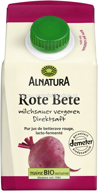 Alnatura Rote-Bete-Saft, 500 ml Alnatura Rote-Bete-Saft, 500 ml