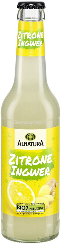 Alnatura Zitrone-Ingwer, 330 ml