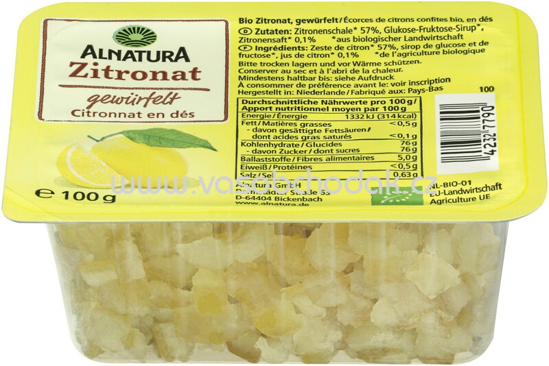 Alnatura Zitronat, 100g