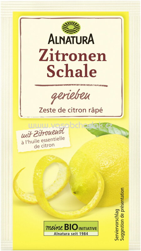 Alnatura Zitronenschale, gerieben, 5g Alnatura Zitronenschale, gerieben, 5g