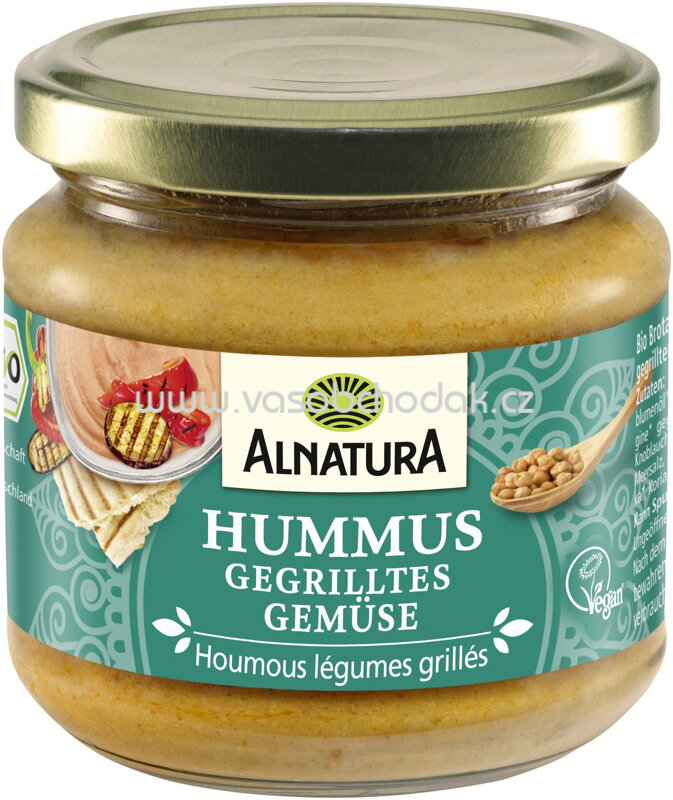 Alnatura Hummus Gegrilltes Gemüse, 180g