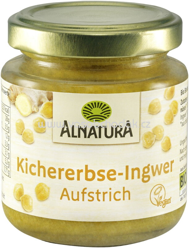 Alnatura Kichererbse Ingwer Aufstrich, 120g