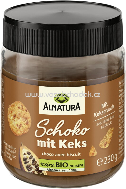 Alnatura Schokocreme mit Keks, 230g Alnatura Schokocreme mit Keks, 230g