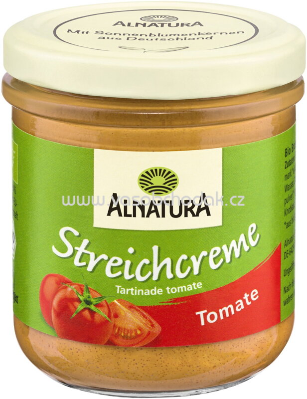 Alnatura Streichcreme Tomate, 180g Alnatura Streichcreme Tomate, 180g