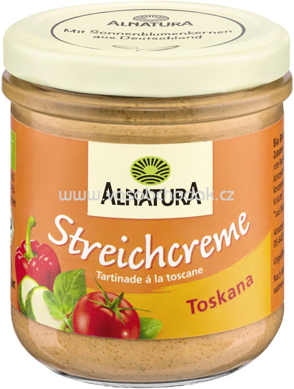 Alnatura Streichcreme Toskana, 180g