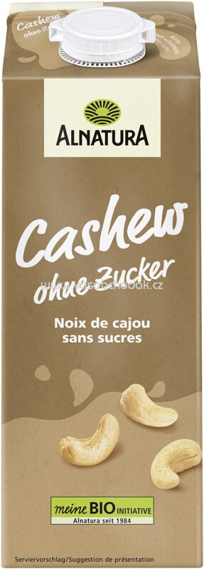 Alnatura Cashewdrink ohne Zucker, 1l