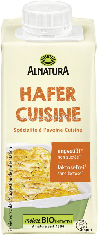 Alnatura Hafer Cuisine, 200 ml