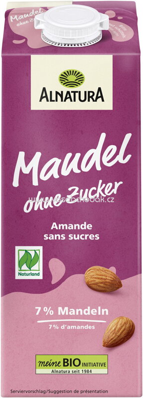Alnatura Mandeldrink ohne Zucker, 1 l