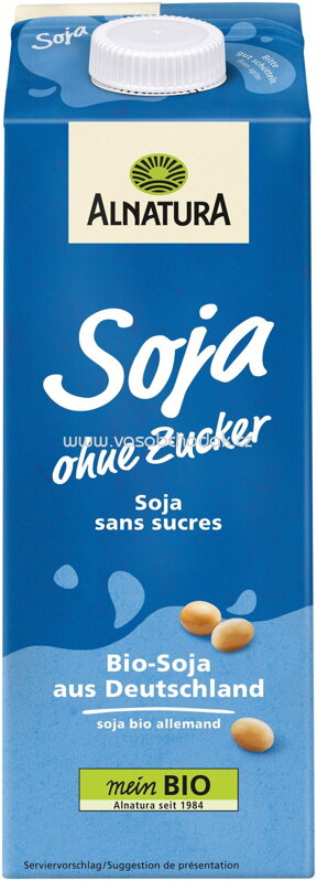 Alnatura Sojadrink ohne Zucker, 1 l