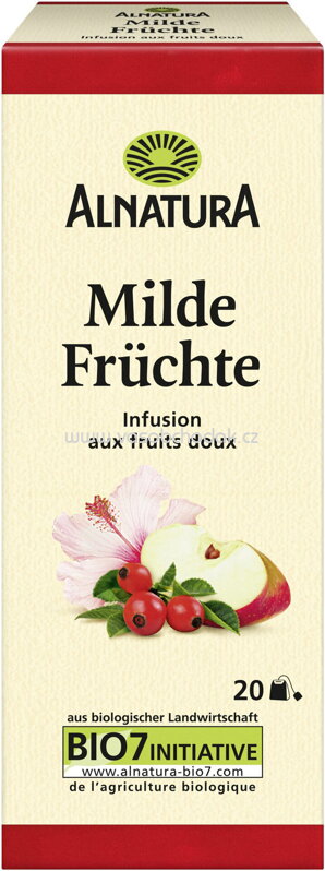Alnatura Milder Früchte-Tee, 20 Beutel