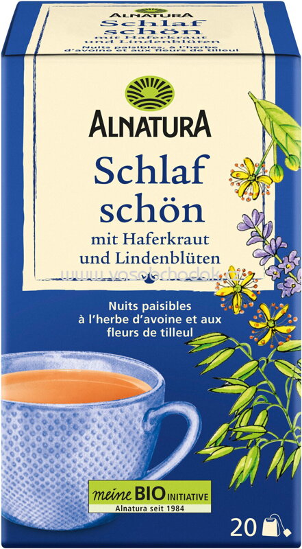 Alnatura Schlaf Schön Tee, 20 Beutel