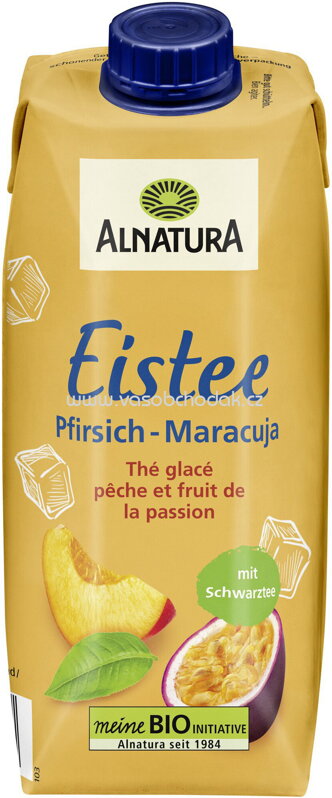 Alnatura Eistee Pfirsich-Maracuja, 500 ml