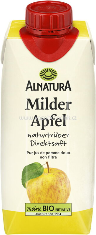 Alnatura Milder Apfel Direktsaft, naturtrüb, 330 ml