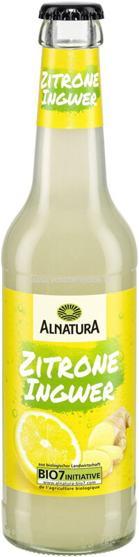 Alnatura Zitrone-Ingwer, 330 ml