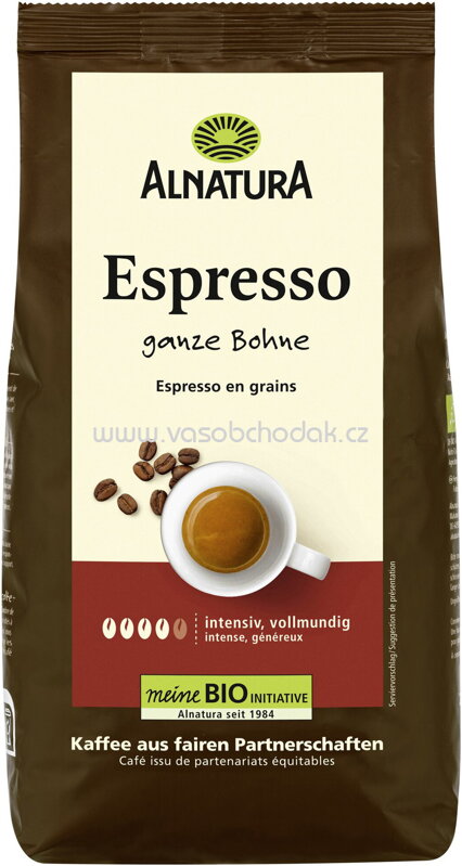 Alnatura Espresso, ganze Bohne, 500g