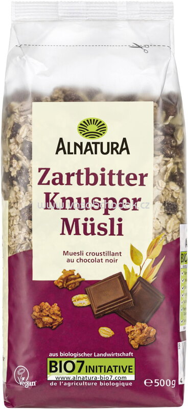Alnatura Zartbitter Knusper Müsli, 500g