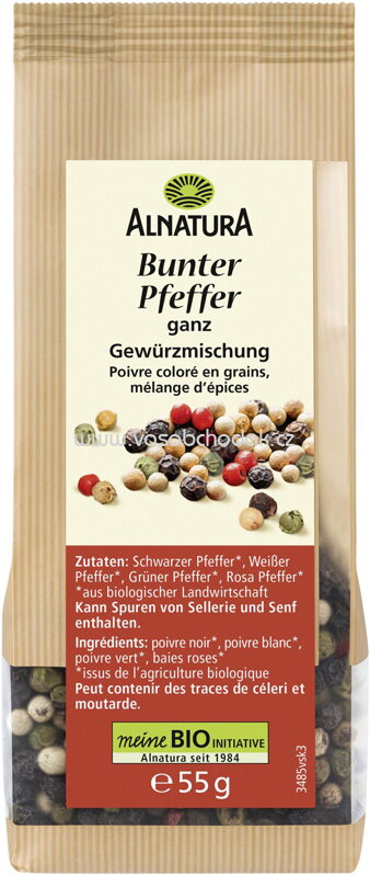 Alnatura Bunter Pfeffer, ganz, 55g