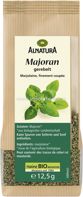 Alnatura Majoran gerebelt, 12,5g