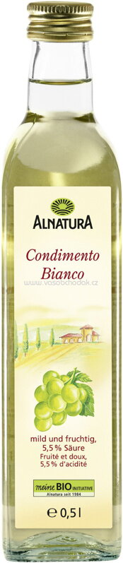 Alnatura Condimento Bianco, 500 ml
