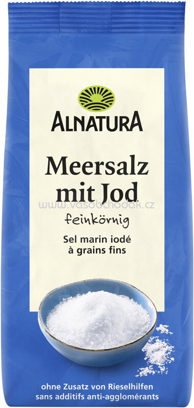 Alnatura Meersalz mit Jod, 500g