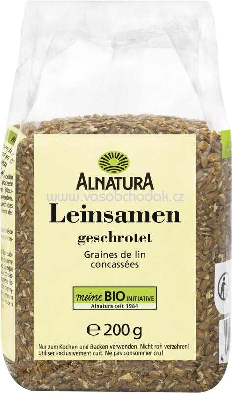 Alnatura Leinsamen, geschrotet, 200g