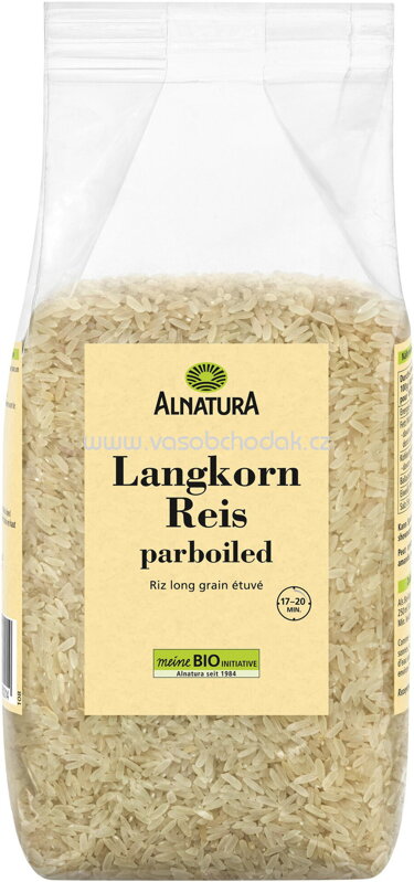 Alnatura Langkorn Reis, parboiled, 1kg