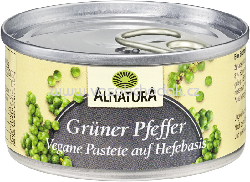 Alnatura Grüne Pfeffer Pastete, 125g