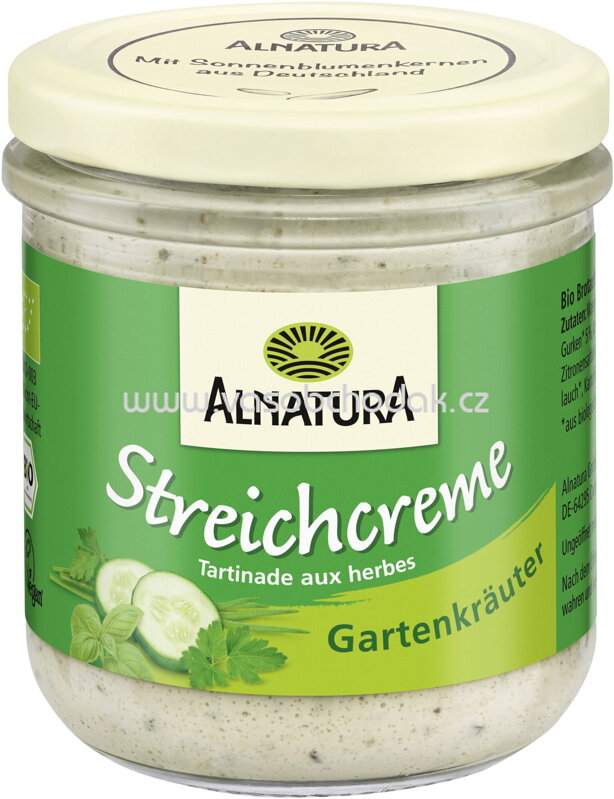 Alnatura Streichcreme Gartenkräuter, 180g