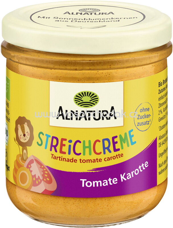 Alnatura Streichcreme Tomate-Karotte, 180g