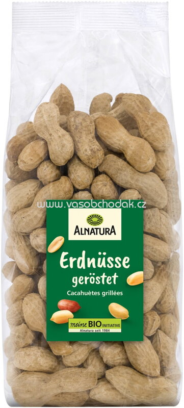 Alnatura Erdnüsse geröstet, in Schale, 250g
