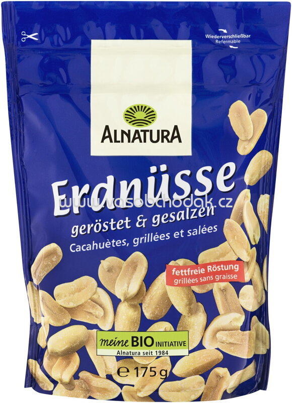 Alnatura Erdnüsse geröstet & gesalzen, 175g