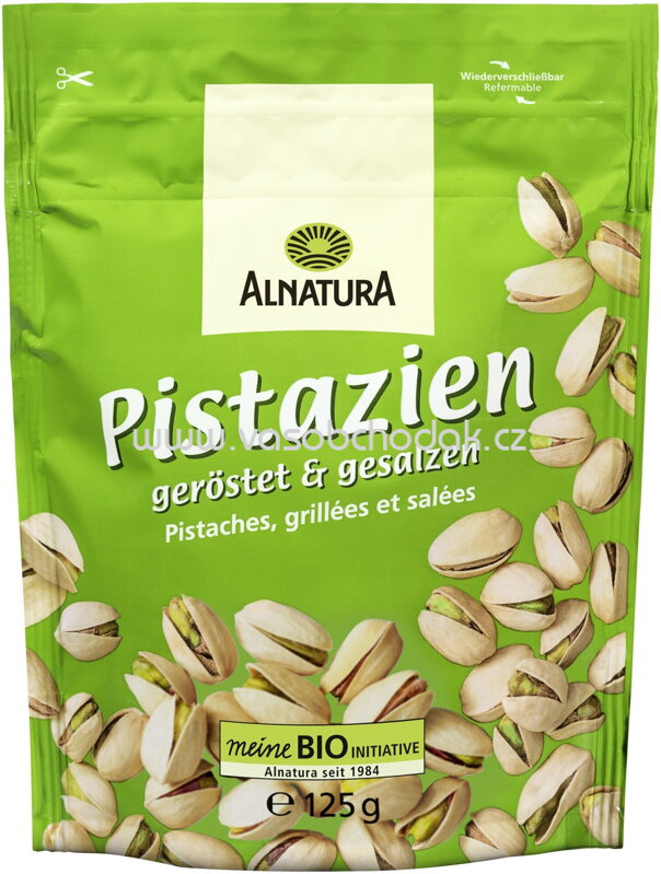 Alnatura Pistazien, geröstet und gesalzen 125g