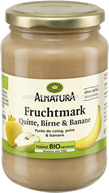 Alnatura Fruchtmark Quitte, Birne & Banane, 360g
