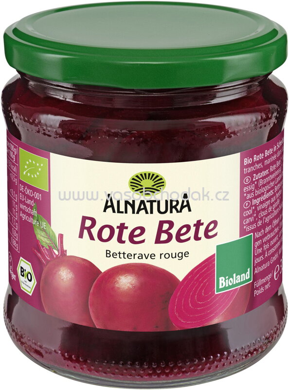 Alnatura Rote Bete, 330g