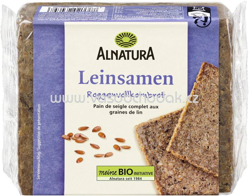 Alnatura Leinsamen Brot, 500g