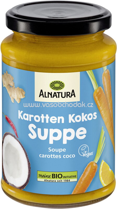 Alnatura Karotten Kokos Suppe, 375 ml