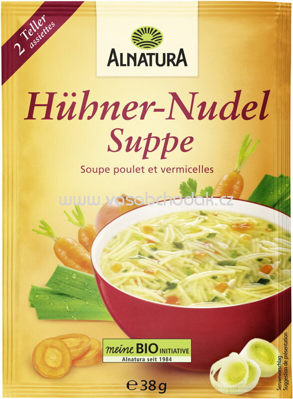 Alnatura Hühner Nudel Suppe, 38g