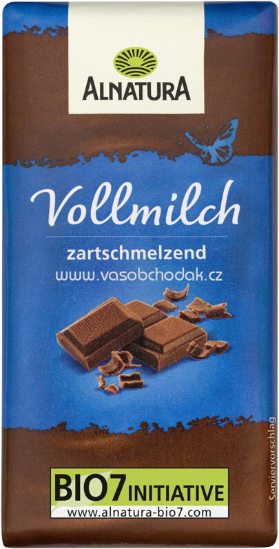 Alnatura Mini-Schokotäfelchen, Vollmilch, 12,5g
