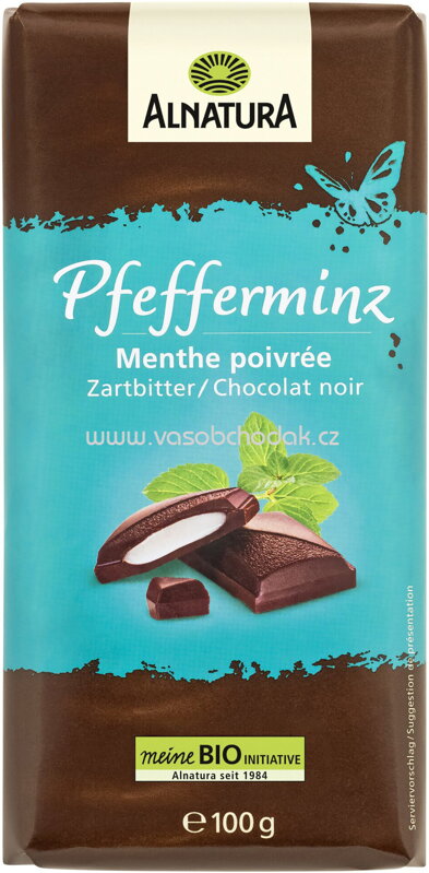 Alnatura Pfefferminz Schokolade, 100g
