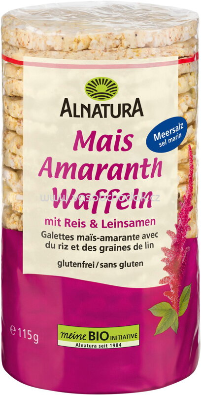 Alnatura Mais Amaranth Waffeln, 115g