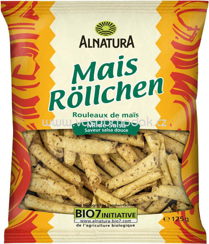 Alnatura Maisröllchen Milde Salsa, 125g