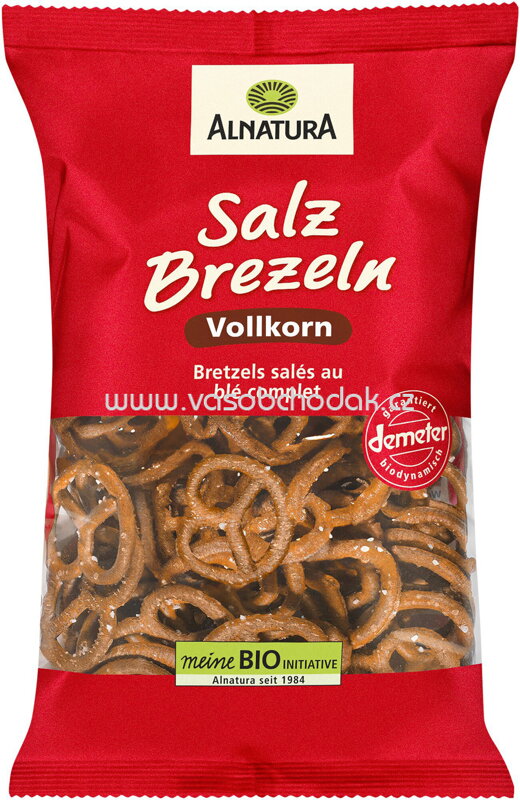 Alnatura Salz Brezeln Vollkorn, 125g