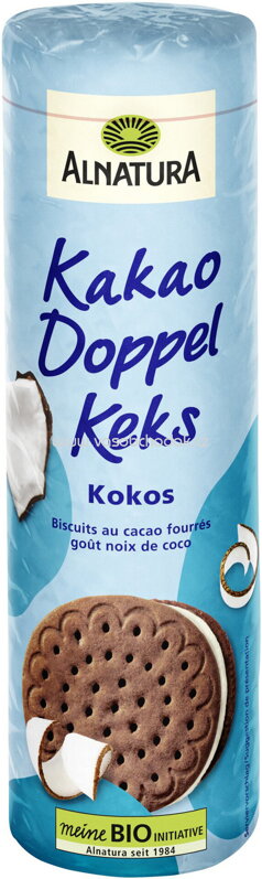 Alnatura Kakao Doppelkeks Kokos, 330g